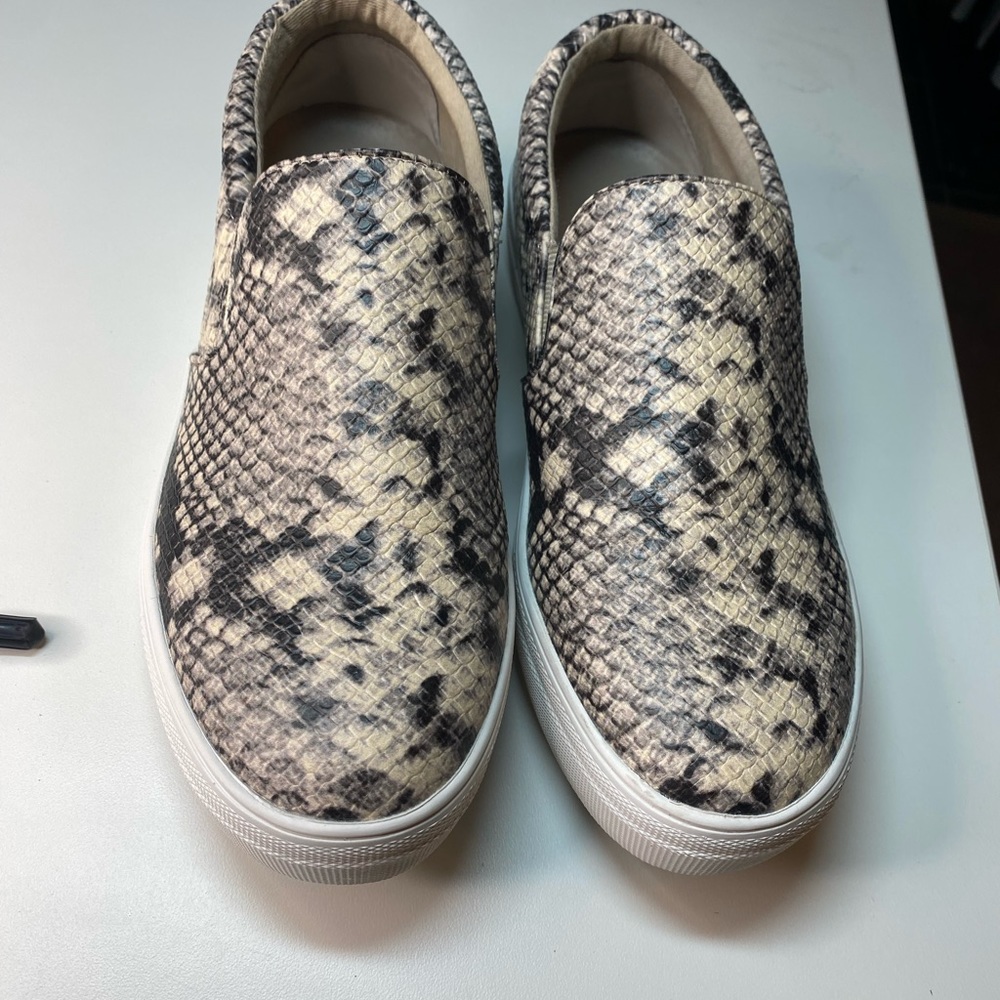 Steve Madden Sneakers Gills Snake Embossed Platfo… - image 5